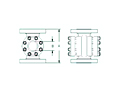 Schematic Diagram of FIF/HP Series High Pressure Sight Flow Indicators