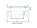 Schematic Diagram of Sanitary Flow Indicator