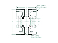 Schematic Diagram of FIF Series PTFE Lined Sight Flow Indicators